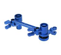 XUXHOU Lightweight Aluminum Alloy Steering Set Rustproof Wear Resistant High Strength with Easy Installation for 1/7 UDR RC Car (Blue)