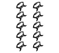 XUXHOU Line Winder Cord Organizer, 10PCS PP Paracord Spool Rope Winder Cable Storage Reel Tool with Sturdy Anti Cracking Structure, for Fishing Gadgets Anchor Lines Extension Charging (Black)