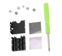 XUXHOU M.2 2230 SSD Heating Dissipator with Simple Heat, Installation and Operation Pillow, for Several Heights of M.2 SSD, Mg Adjustment of the Aluminum Alloy line. 22.8 X 23.8 X 10.1 Mm