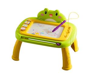 XUXHOU Magnetic Drawing Board for Toddlers, Erasable Writing Doodle Board, Kids Educational Toy for Learning Letters Numbers Words with Sliding Eraser Knob, Girls Boys Age 3 (Green)
