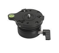 XUXHOU Medium of the Head Leveling Base of the Premium Tripod with Safety Lock Design, Camera Leveling for Tripods, Monopods