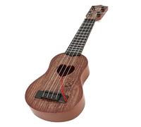 XUXHOU Mini Plastic Ukulele Toy, Playable Kids Musical Instrument with 4 Strings for Toddlers Beginners Early Education