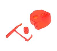 XUXHOU Montagekit Storage Card with Heat Dissipation - Handy Quick Button for Dreamcast GDEMU VA1 Strong Games Consoles (Transparent Red)