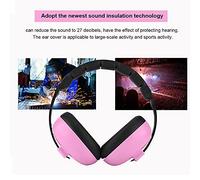 XUXHOU Noise Reduction of The Protective Baby of The Ear Protector Protection for Children, SUFFUL for Babies Under 2 Years, Rose, Rose (Pink)