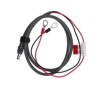 XUXHOU O Ring DC Charging Cable, 18AWG DC Power Supply Red Black Parallel Battery Cable with Fuse for Off Grid RV Boat (5m)