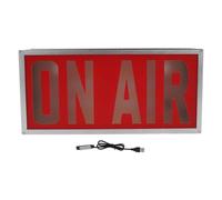 XUXHOU On Air Light Sign, USB Powered 12 Lighting Colors Recording Sign LED Light Box with Remote Control for Live Streaming