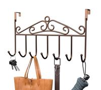 XUXHOU Over The Door Hook, 6kg Load Capacity | Iron material, space-saving design, easy installation, suitable for various doors