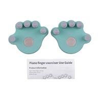 XUXHOU Piano Finger Trainers for Beginners with Semi-raised Pad Design, 1 | Soft Silicone Pads, Comfortable for Long Practice, 10mm Key Depth Mimics Real Piano, Anti-slip Bottom for Stable Use