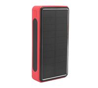XUXHOU Portable 50000mAh Solar Power Bank with LED Light for Emergency Camping Aluminum Alloy (Red)