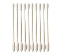 XUXHOU Portable Cotton Swabs, Individually Wrapped, Double Ended Makeup Remover Applicator for Travel, 100 Count