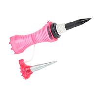 XUXHOU Practice Tees Set, Reusable Ball Holder with Split Design and ABS Plastic for Driving Range and Practice Mat (Pink)