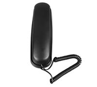 XUXHOU PREMIUM PLATIC MATERIAL Wall: Telephone, Durable and Reliable for the Hotel Office At Home (Black)