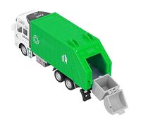 XUXHOU Pull Back Garbage Truck Toy for Boys, Alloy Plastic Trash Truck