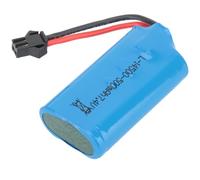 XUXHOU RC Car Accessory Upgrade 7.4V 500mAh Battery, Quality Material Safe Durable Removable Replacement, with Stable Performance Precision Design, for FY004 1/16 6WD RC Car Truck (Blue)