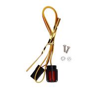 XUXHOU RC Car Rotating Flashing Lamp, CH3 Control Mode, Compatible with Emergency Vehicles, 4.8-6V for RC Model Cars (Red)