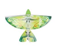 XUXHOU RC Flying Bird Toy, 2.4GHz Remote Control EPP Flapping Wings with LED Lights, for Indoor Outdoor Flight (Green)