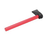 XUXHOU RC Metal Axe, Aluminum Alloy Decoration Accessories with Highly Simulated Real Tool Design, for 1/10 RC Crawler Car Upgrade Parts (Red Black)