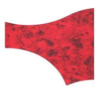 XUXHOU Red Tortoise Mirror Effect Acoustic Guitar Pickguard Scratch Guard Plate Replacement with Soft Surface for 38-41in Folk Guitar (Red tortoise shell color bird shape)