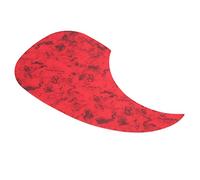 XUXHOU Red Tortoise Mirror Effect Acoustic Guitar Pickguard Scratch Guard Plate Replacement with Soft Surface for 38-41in Folk Guitar (Red tortoise shell drop shape)