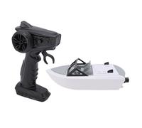 XUXHOU Remote Control Boat, 2.4GHz Fast Speed Brushless Motor RC Racing Boat with Sealed Rainproof Design and Low Battery Warning, for Adults Kids Boys Girls (2 Battery)
