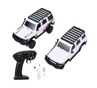 XUXHOU Rock Crawlers RC Car, 1:43 4WD RC Off Road Vehicle | Bluetooth App Control, LED Lights, 180mAh Battery, ABS Material, Indoor Outdoor Terrain with App Control