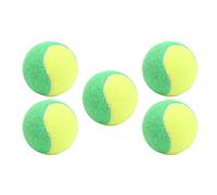 XUXHOU Rubber Tennis Balls for Training, 6cm Elastic Squash Balls 5 Pack | Durable Fabric Cover, Non-slip and Scratch-resistant, Bounce on Water for Pool/beach Games, Anxiety Relief Squeeze Toy for