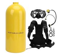XUXHOU Scuba Tank Kit, 3L 30 to 50 Minutes Breathing Scuba Oxygen Cylinder Underwater Breathing Kit for Underwater Exploration (Yellow