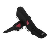 XUXHOU Shin Guards, Thickened Protection for Fighting Boxing Sanda Muay Thai, with Soft Inner Lining, Wear Resistant for Adults (L)