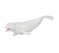 XUXHOU Simulation Beluga Whale Model, 7.1 Inch PVC Plastic Figure | Realistic Marine Animal Toy, Durable Wear-resistant Decoration, Home Office Classroom Use