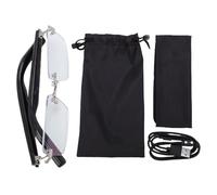 XUXHOU Smart Glasses, Polarized AI Translation Glasses with 100+ Languages Real Time Video Translation Microphone Speaker for Travel Social (Black)