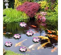 XUXHOU Solar Floating Lights Color Changing LED for Garden Pond Decoration 28cm Purple Pink Yellow (Pink)
