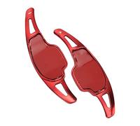 XUXHOU Steering Wheel Shift Paddle Extensions Red ABS Paddle Shifter Extender 2 Piece Set Improved Easy Install for XT5 CT6 Regal LaCrosse ATS Drivers