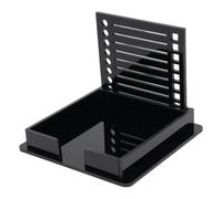 XUXHOU Sticky Note Holder with Stencil for Easy Organization and Productivity At Work or Study - ABS Material - 3x3 Inch Size