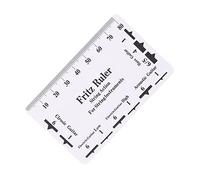 XUXHOU String Action Gauge Ruler String Height Gauge Guitar Setup Tool with Accurate Scale for Measuring Bridge Saddles and Nut Height for Luthier Bass Mandolin Banjo Ukulele