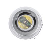 XUXHOU Tennis String Reel, Polyester Monofilament with Fluted Surface for Enhanced and Ball Control, 1.25mm 17 Gauge 200m Length for Amateur Training (Black)