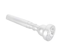 XUXHOU Trumpet Mouthpiece 3C Size Musical Instruments Accessories Brass Instrument Accessories Wind Instrument Parts High Register C Trumpet Mouthpiece with Smooth Surface for Bach (Silver)