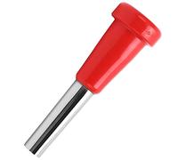 XUXHOU Trumpet Mouthpiece Brass Instrument Accessories for Students Intermediate Professional Players Metal and ABS Construction Shallow Bowl for Brighter Tone (Red)