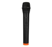 XUXHOU USB Microphone of Black ABS Plastic Microphone, VHF Wireless with a Stable, Suitable for Song and Language Events