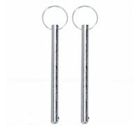XUXHOU Weight Stack Pin, Weight Selector Pin 2PCS Stainless Steel 90mm 8mm for Easy Grip for Gym Training Equipment Machine