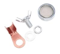 XUXHOU Welding Ground Clamp, Magnetic Welding Tool for Quick Setup on Any Metal Surface with Stable Grounding for Curved or Flat Metal in Workshop, Garage (Small)
