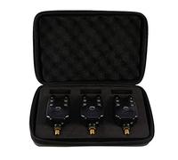 XUXHOU Wireless Fishing Bite Alarm Set 3-Pack with LED Sensitivity Control