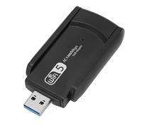 XUXHOU Wireless USB Adapter 1300 Mbps Double Band 2.4 GHz 5 GHz Plugle WiFi Dong for PC Laptop [Large application]