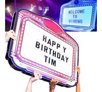 XUXIAO Bottle Service Sign LED VIP Light Box, Luminous Handheld Sign for Bottle Service, for Parties, Bars & Nightclubs - Interchangeable Letter Board