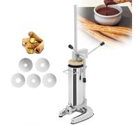 XUXIAO Commercial Spanish Donut Churrera Churro Maker Machine, Churros Filling Snack Equipment 2L/3L Manual Churro Maker, for Restaurant 3L