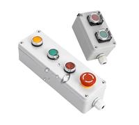 XUXINYCS 1 PCS Switch with Arrow Button Control Box Self Start Button Water Tank Electrical Industrial Emergency Stop Switch