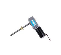 XUXINYCS 12V 24V MY5840-31ZY Worm Gear DC Gear Motor Self-locking T8 Screw 115mmThread Head Number 1/2/4 Adjustable Speed Can CW CCW