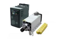 XUXINYCS 3.5kw Spindle Motor 220v Er20 1.4nm 24000rpm +4kw Vfd 50/60hz + Er20a Wrench + 15PCS Collet