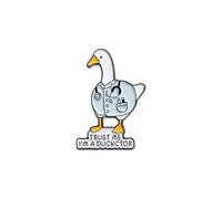 XUXINYCS 3PCS Animal Veterinary Enamel Pins Custom Stethoscope I'M A DOGTOR Brooch Lapel Badges Animals for Doctor Friend