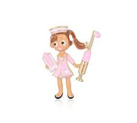 XUXINYCS 3PCS Creative Brooch Pin Doctor Nurse Backpack Trinkets Microscope Heart Shaped Badge Stethoscope Brooches Lapel Pin