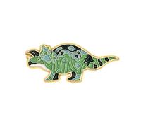 XUXINYCS 3PCS Funny Animals Enamel Pins Dinosaurs Brooches Lapel Badges Cartoon Animal for Kids Friends